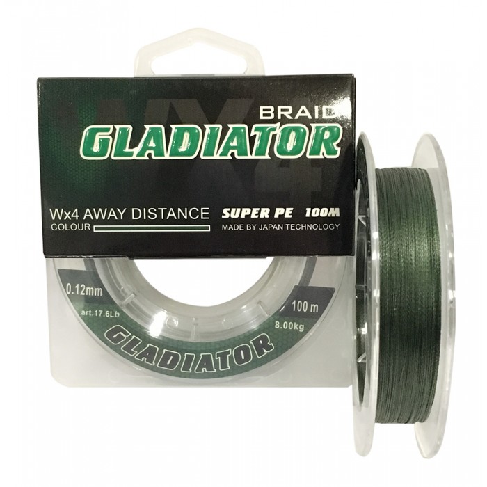 Шнур плетений Gladiator 135m Green